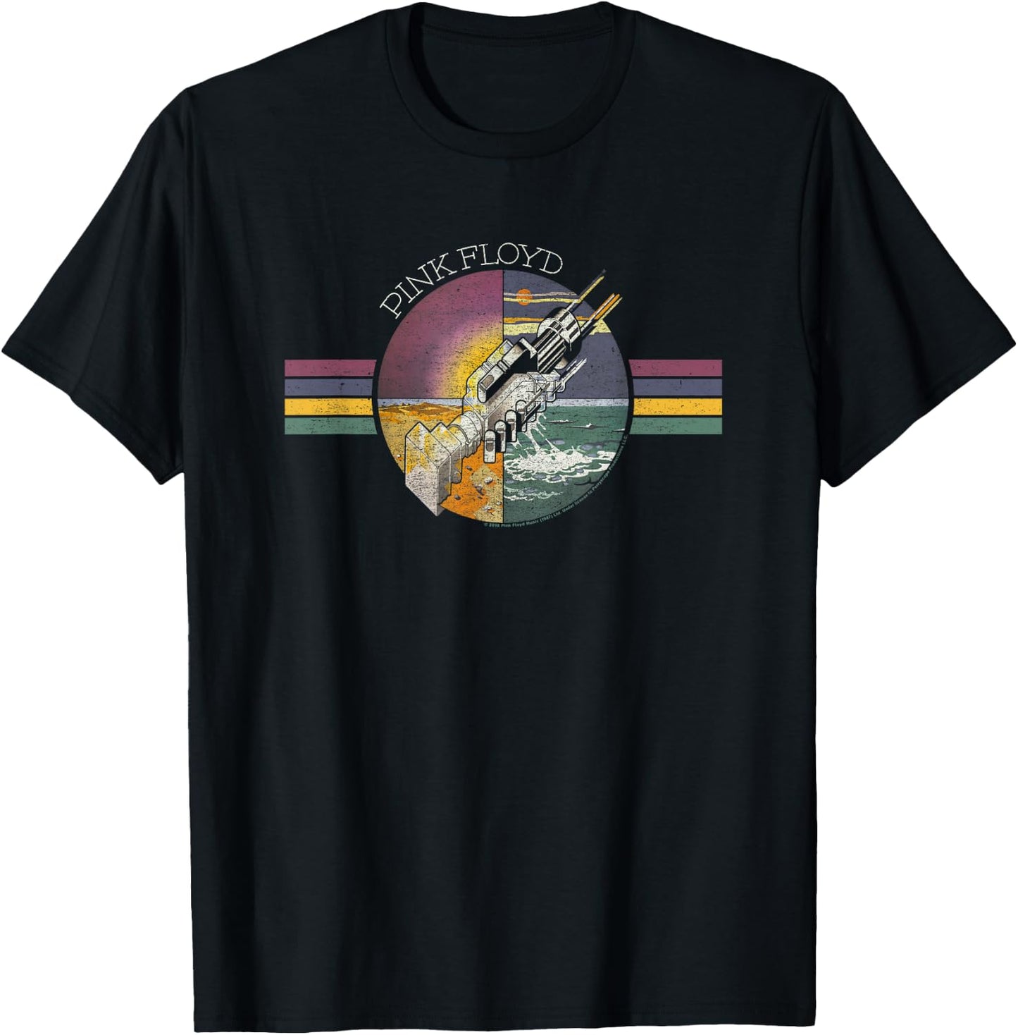 PINK FLOYD WELCOME TO THE MACHINE , Black, S T-Shirt - T-Shirt | Black