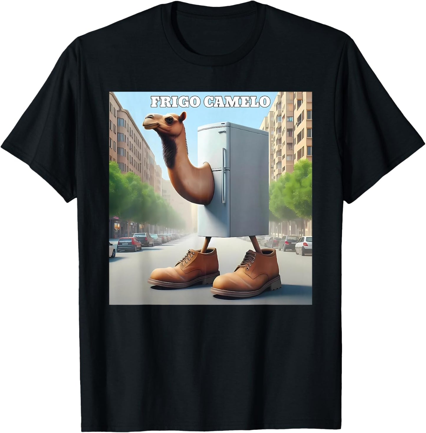 Frigo Camelo Camel Meme T-Shirt - T-Shirt | Black