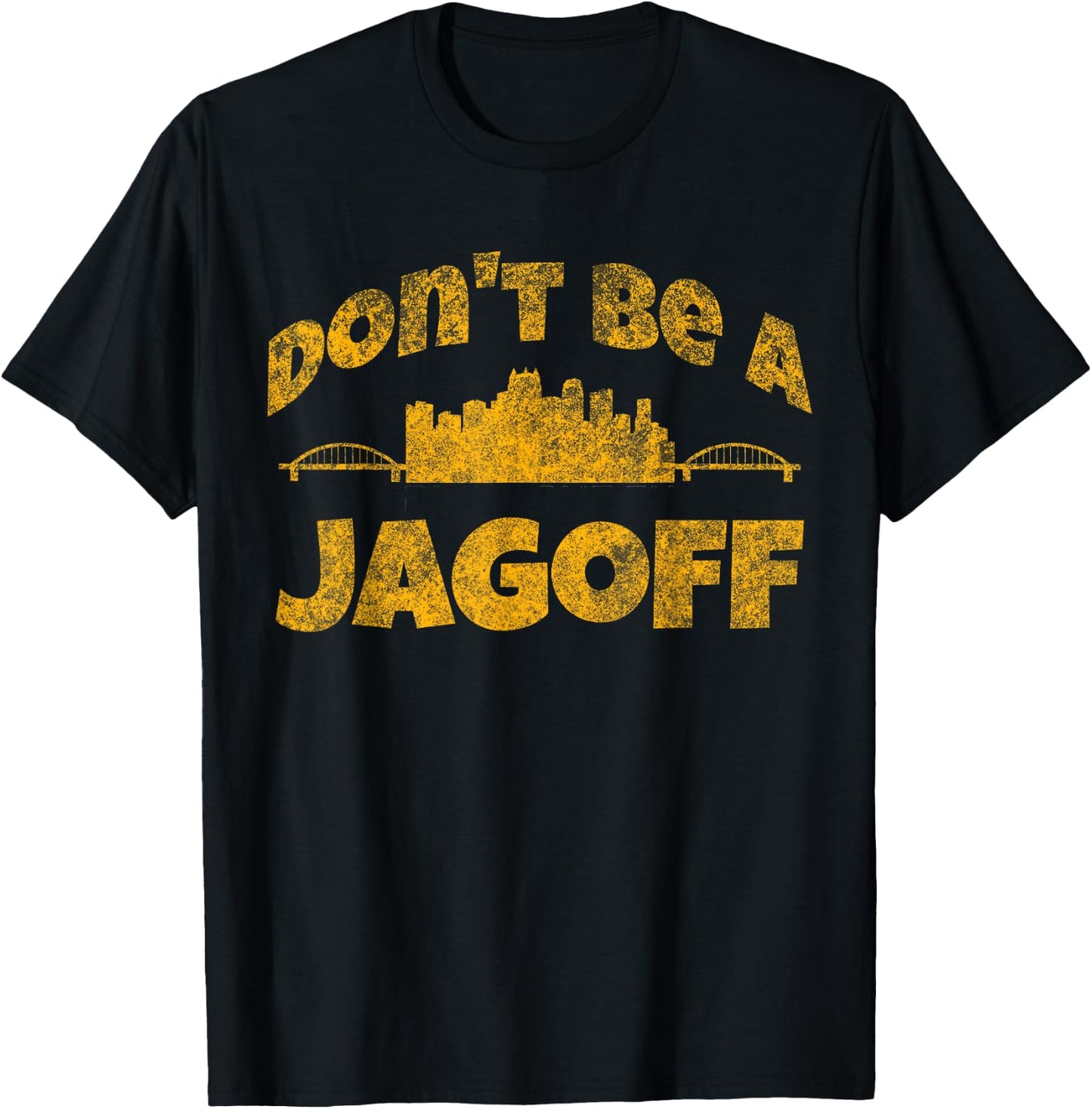 Pittsburgh Jagoff Yinz Funny Yinzer Steel City 412 Home T-Shirt - T-Shirt | Black