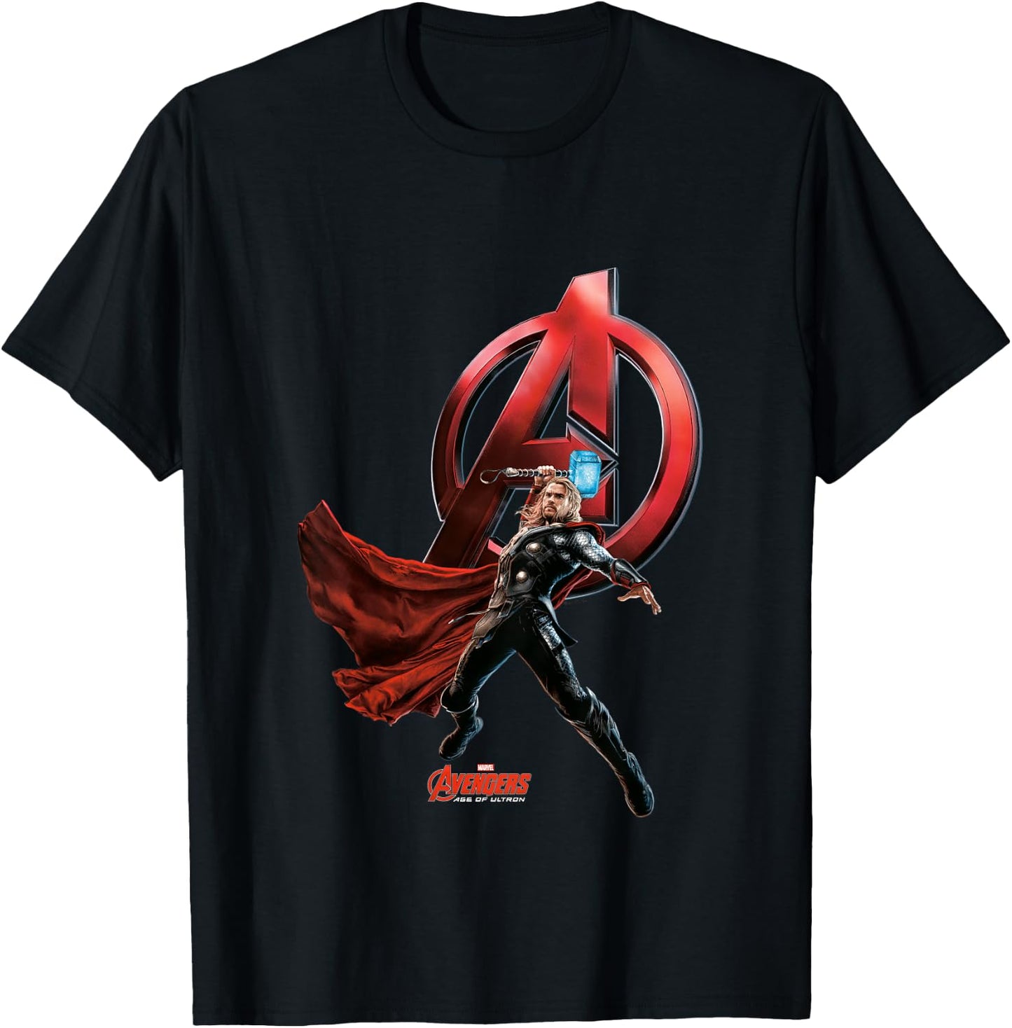 Kids Avengers Age Of Ultron Thor T-Shirt - T-Shirt | Black