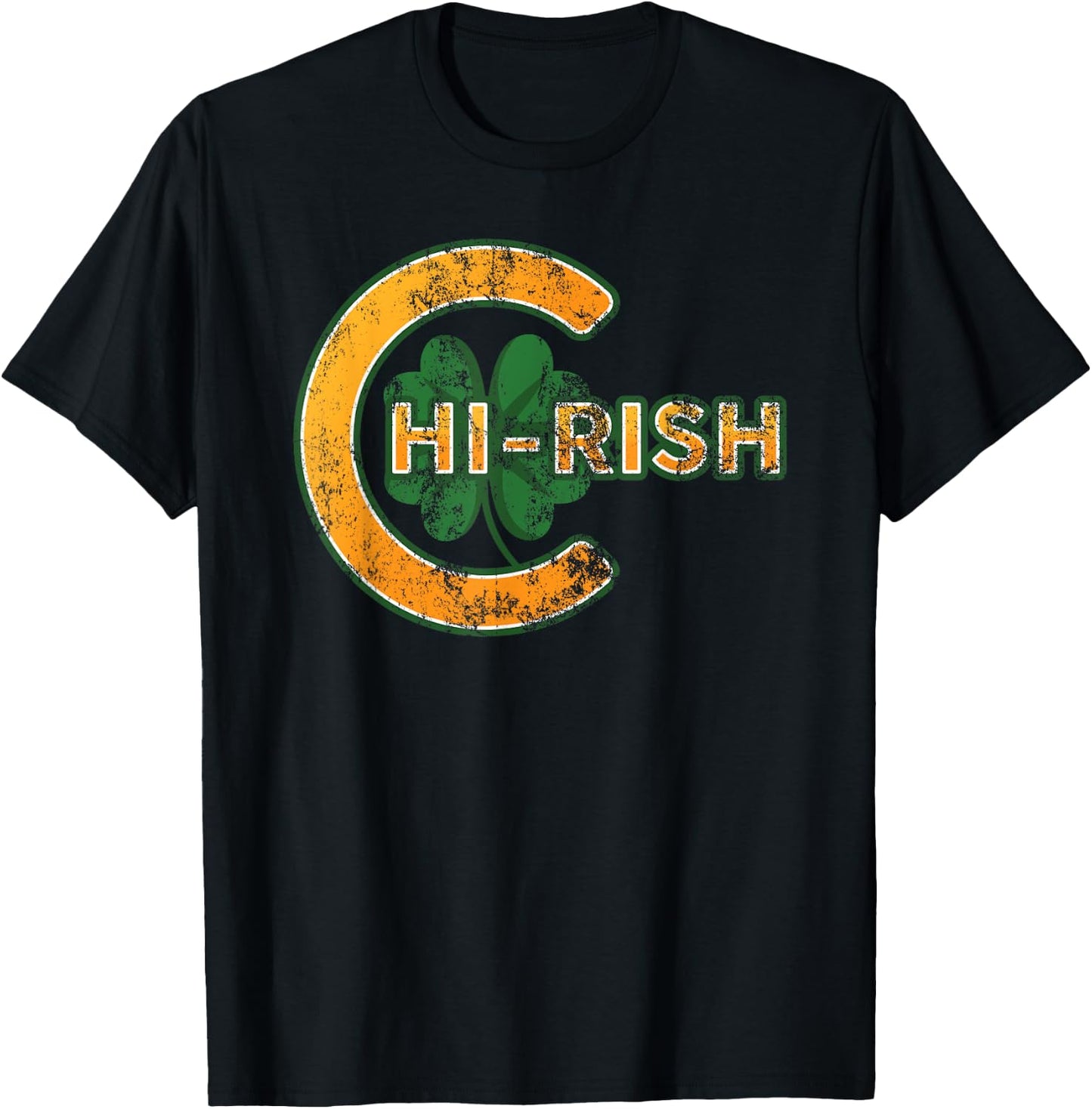 Chi-rish Chicago Saint Patricks Day T-Shirt - T-Shirt | Black