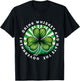 Drink Whiskey And Hate The Government Irish Shamrock T-Shirt - T-Shirt | Black