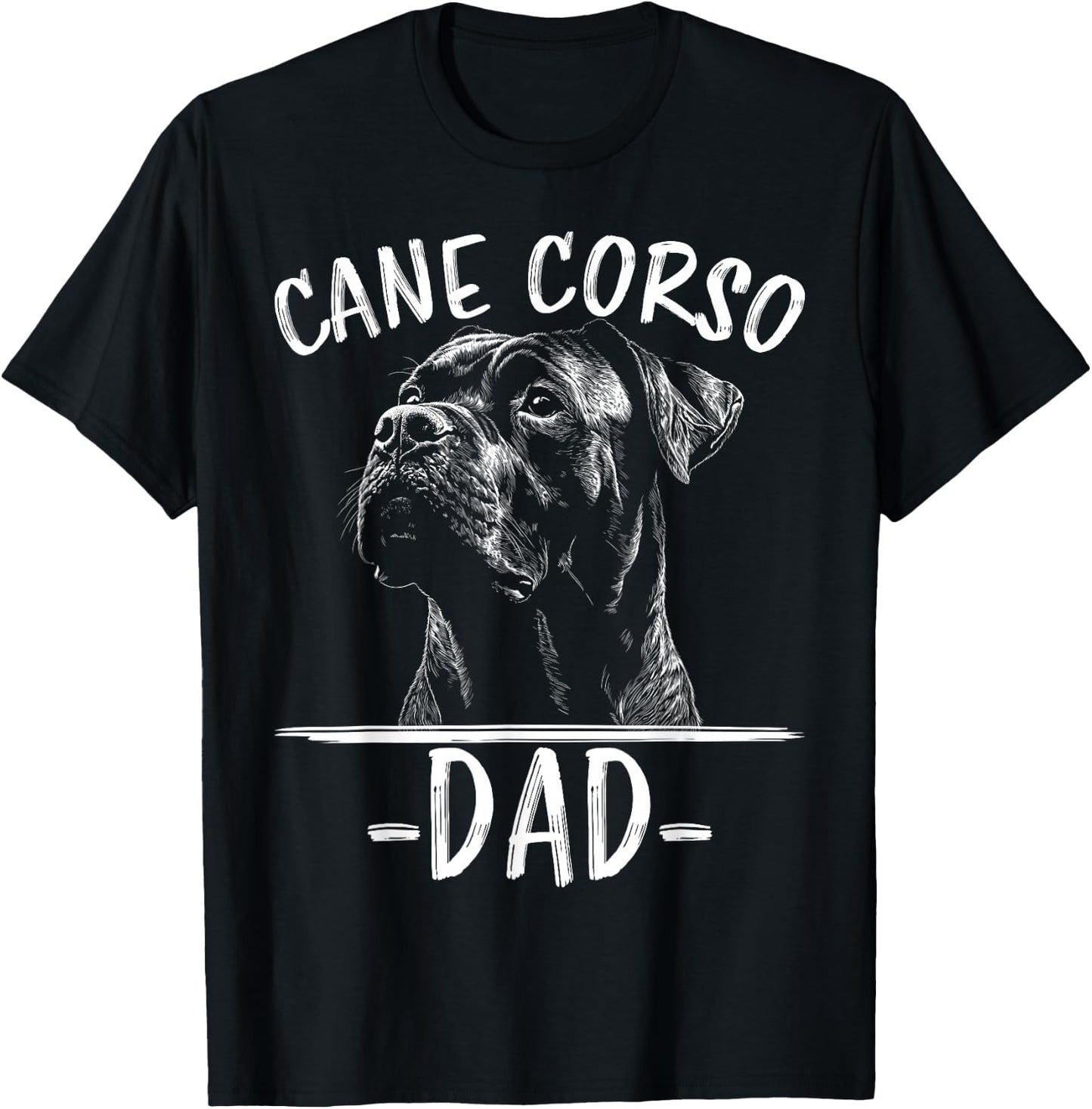 Cane Corso Papa Hund Cane Corso T-Shirt - T-Shirt | Black