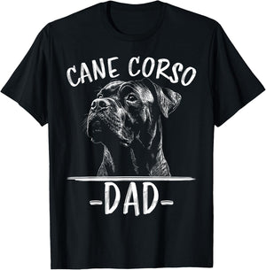 Cane Corso Papa Hund Cane Corso T-Shirt - T-Shirt | Black