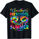 Last Day of School Goodbye Pre K Hello Summer Tie Dye T-Shirt - T-Shirt | Black