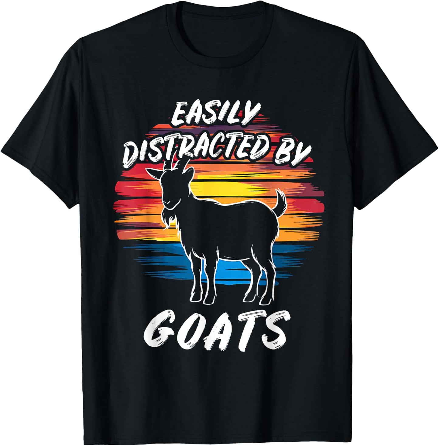 Goat Lover Farming Nature Farmer Gift | & T-Shirt - T-Shirt | Black