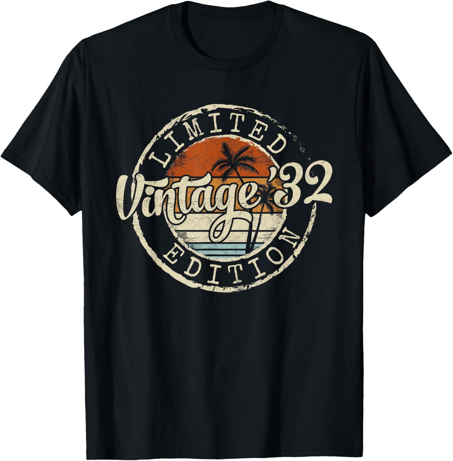 Vintage 1932 93rd Birthday Gifts Women 93 Year Old T-Shirt - T-Shirt | Black