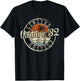Vintage 1932 93rd Birthday Gifts Women 93 Year Old T-Shirt - T-Shirt | Black