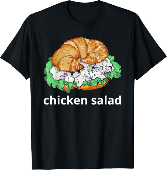 Chicken Salad Sandwich Shirt chicken salad sandwich Funny T-Shirt - T-Shirt | Black