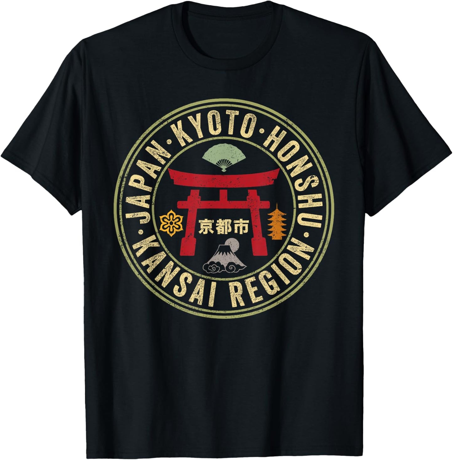 Kyoto City T-Shirt - T-Shirt | Black