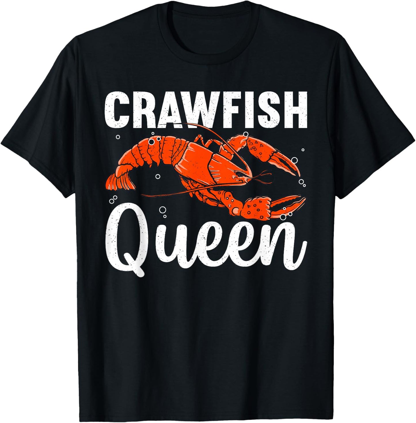 Cool Crawfish Queen Girls Boil Lobster Chef T-Shirt - T-Shirt | Black