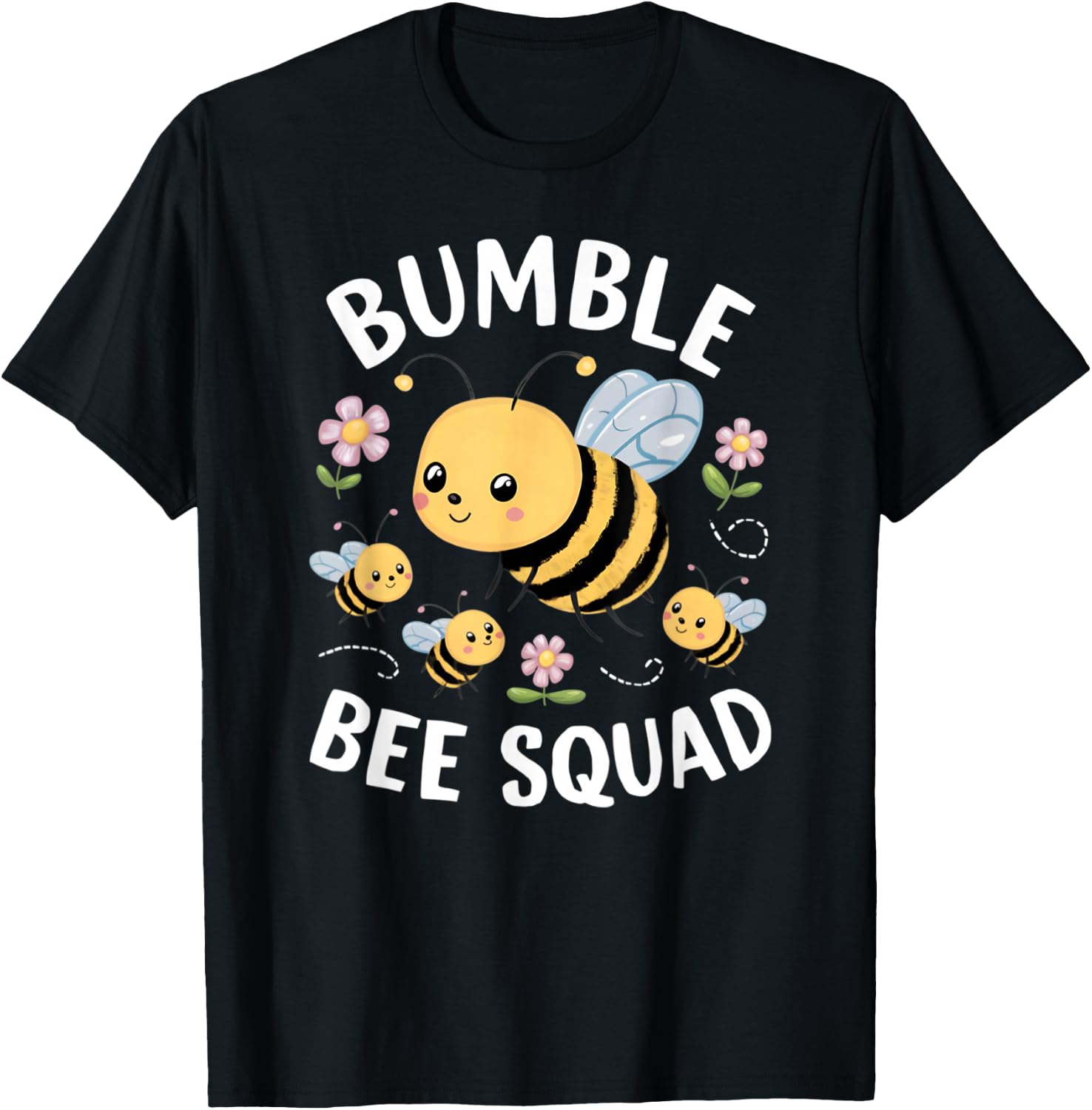 Bumble Bee Squad Bumblebee Teacher Team Group T-Shirt - T-Shirt | Black