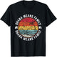 Ohana Means Family Quote 70s Retro Tropical Hawaii Vacation T-Shirt - T-Shirt | Black
