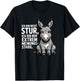 ich Bin Nicht stur ich Bin nur extrem meinungs stabil T-Shirt - T-Shirt | Black
