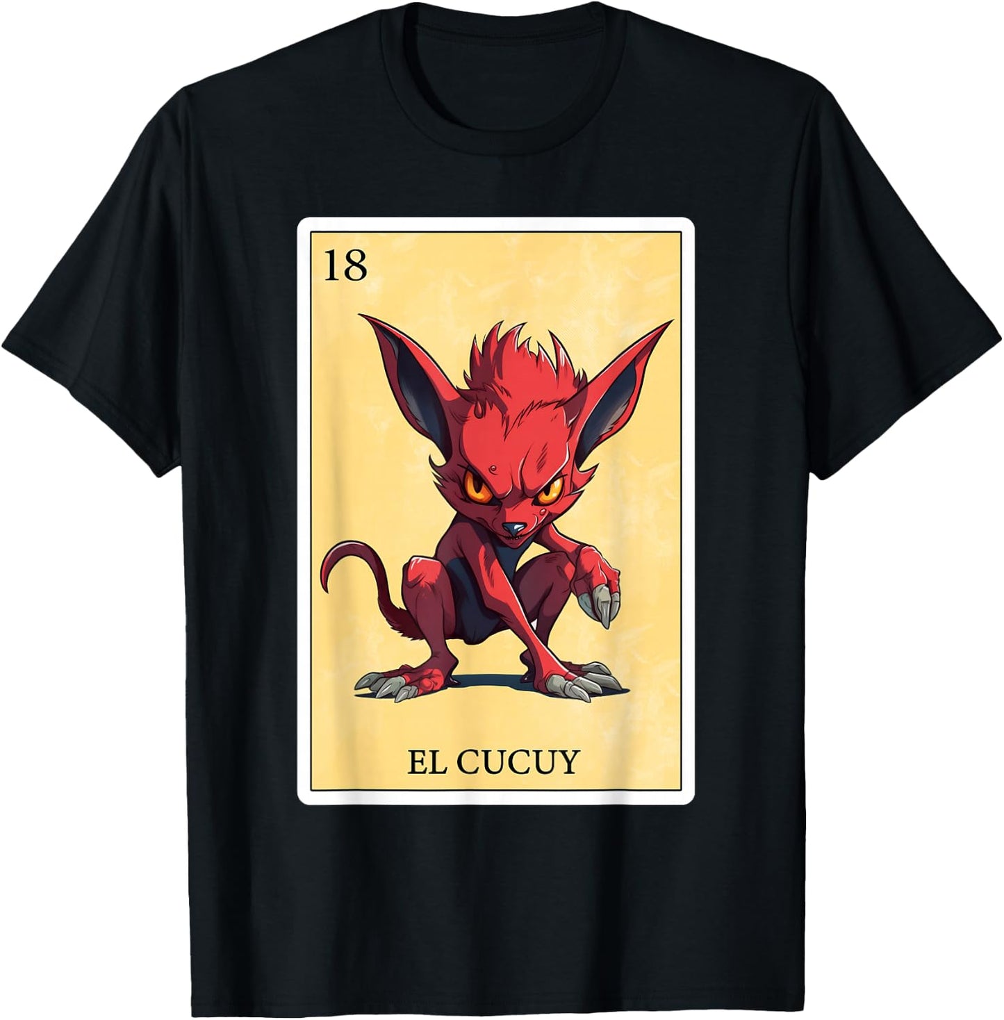 Funny Spanish-Mexican Bingo Gifts - El Cucuy T-Shirt - T-Shirt | Black