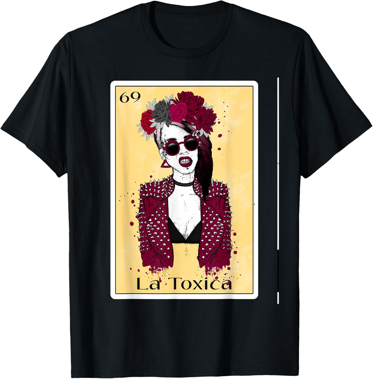 Funny Toxica Spanish-Mexican Bingo Gifts Girls - La Toxica T-Shirt - T-Shirt | Black