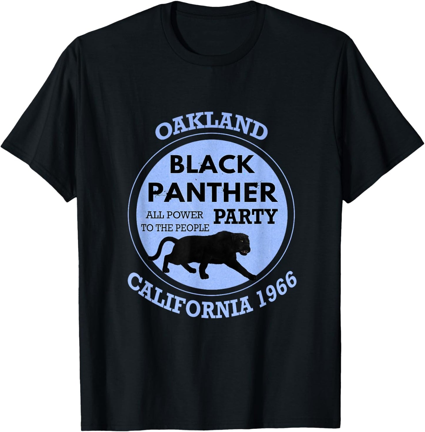 Oakland California 1966 Black Panther Party T-Shirt - T-Shirt | Black