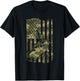 Western Cowboy & Cowgirl Rodeo Bull Riding USA Flag 4th July T-Shirt - T-Shirt | Black