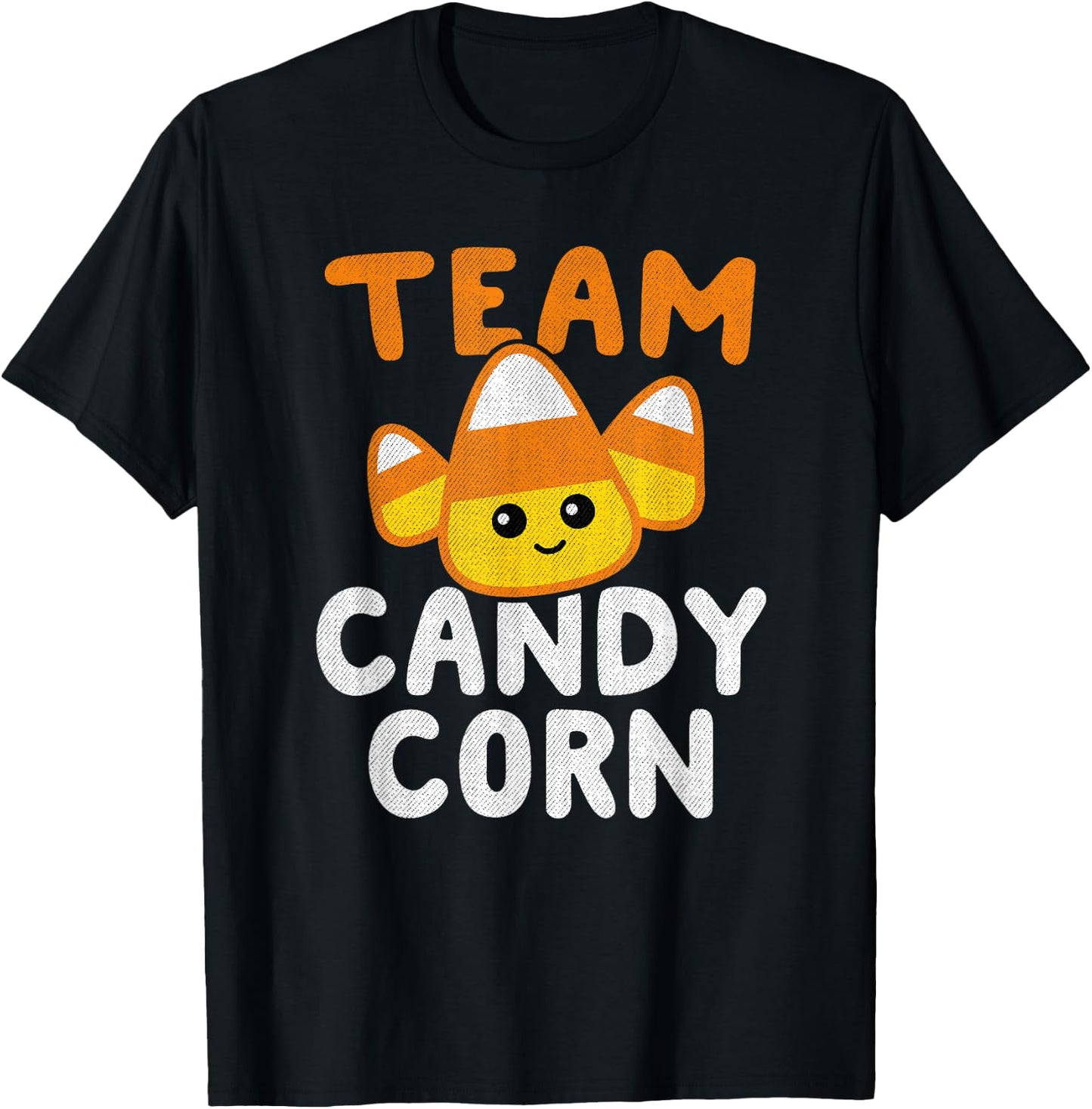 Halloween Team Candy Corn Funny Lazy Costume Kids Women Gift T-Shirt - T-Shirt | Black