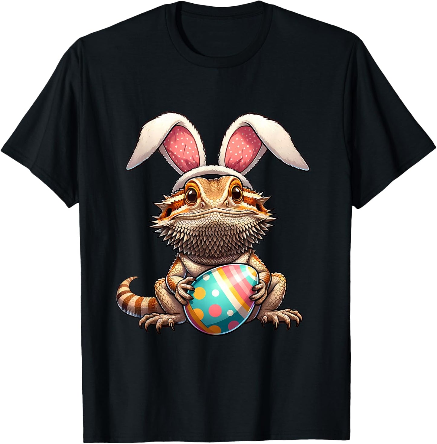 Easter Bearded Dragon Pets Pet Egg Eggs Bunny Rabbits T-Shirt - T-Shirt | Black