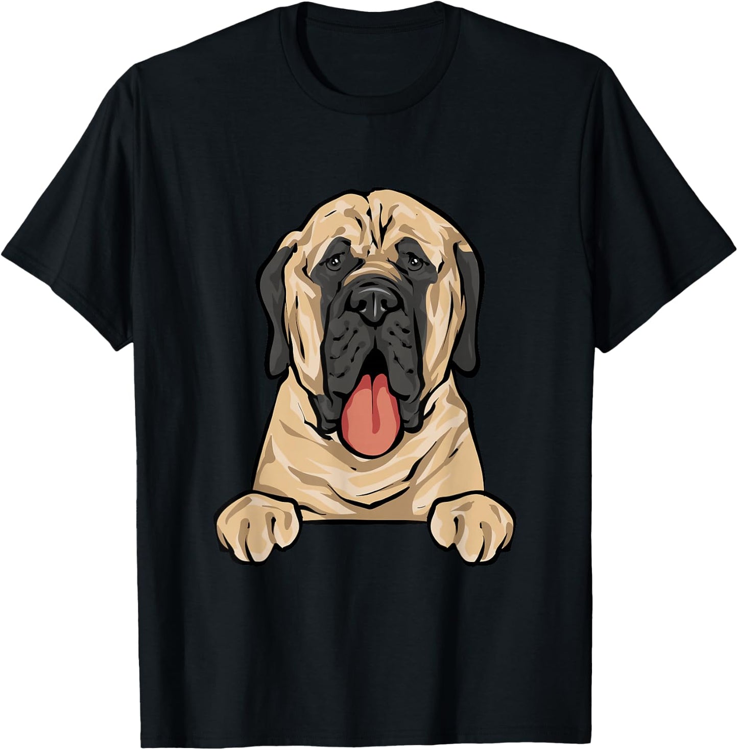 Mastiff Dog English Mastiff T-Shirt - T-Shirt | Black