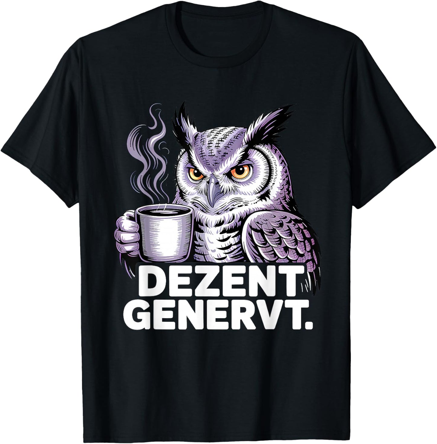 Dezent Genervt T-Shirt - T-Shirt | Black