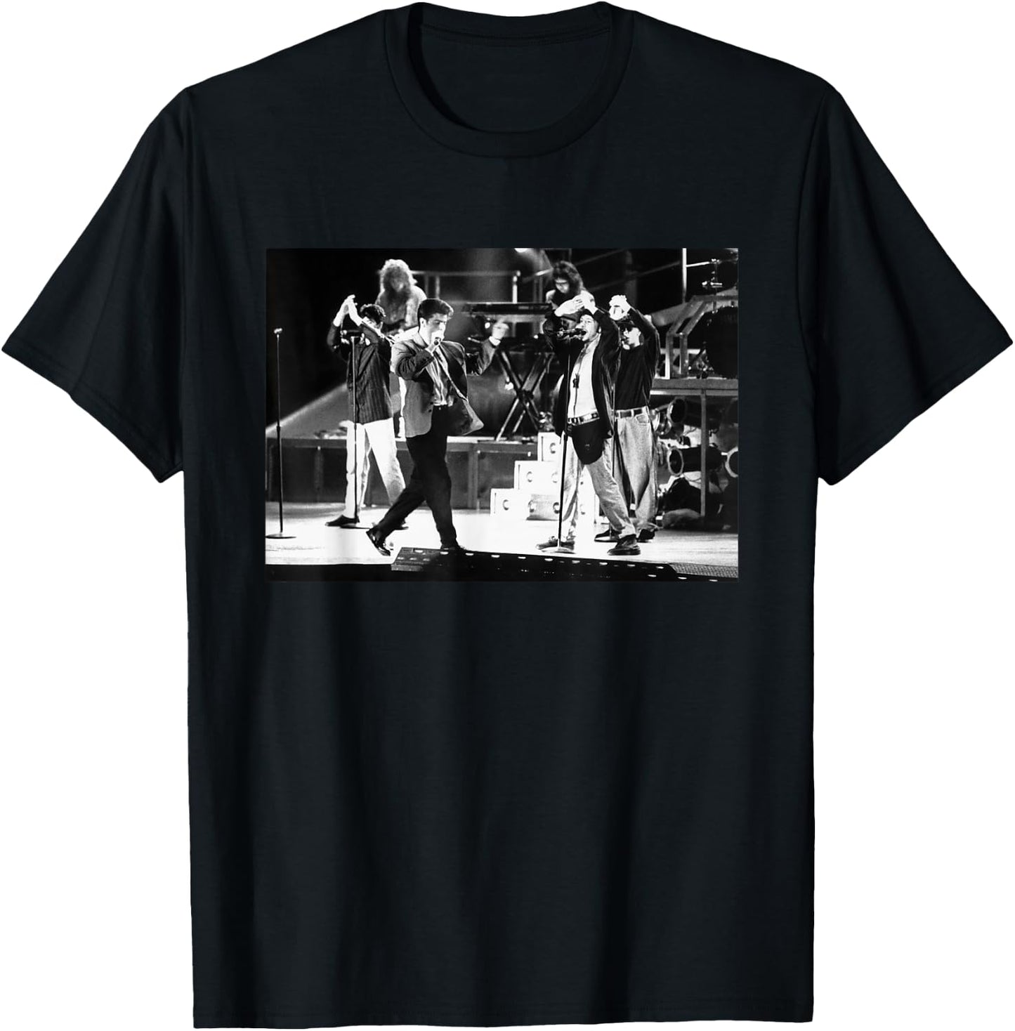 New Kids on The Block No More Games 1991 Tour T-Shirt - T-Shirt | Black