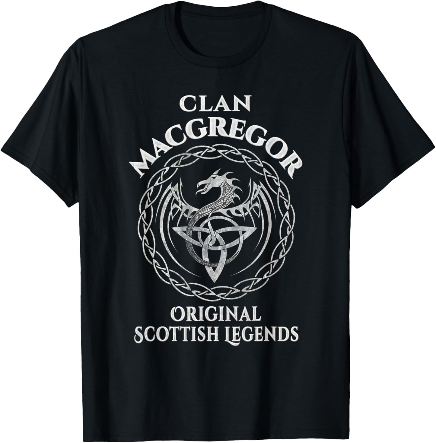 MacGregor Original Scottish Legends - MacGregor Family T-Shirt - T-Shirt | Black