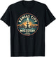 City of Fountains | Vintage Kansas City Missouri T-Shirt - T-Shirt | Black