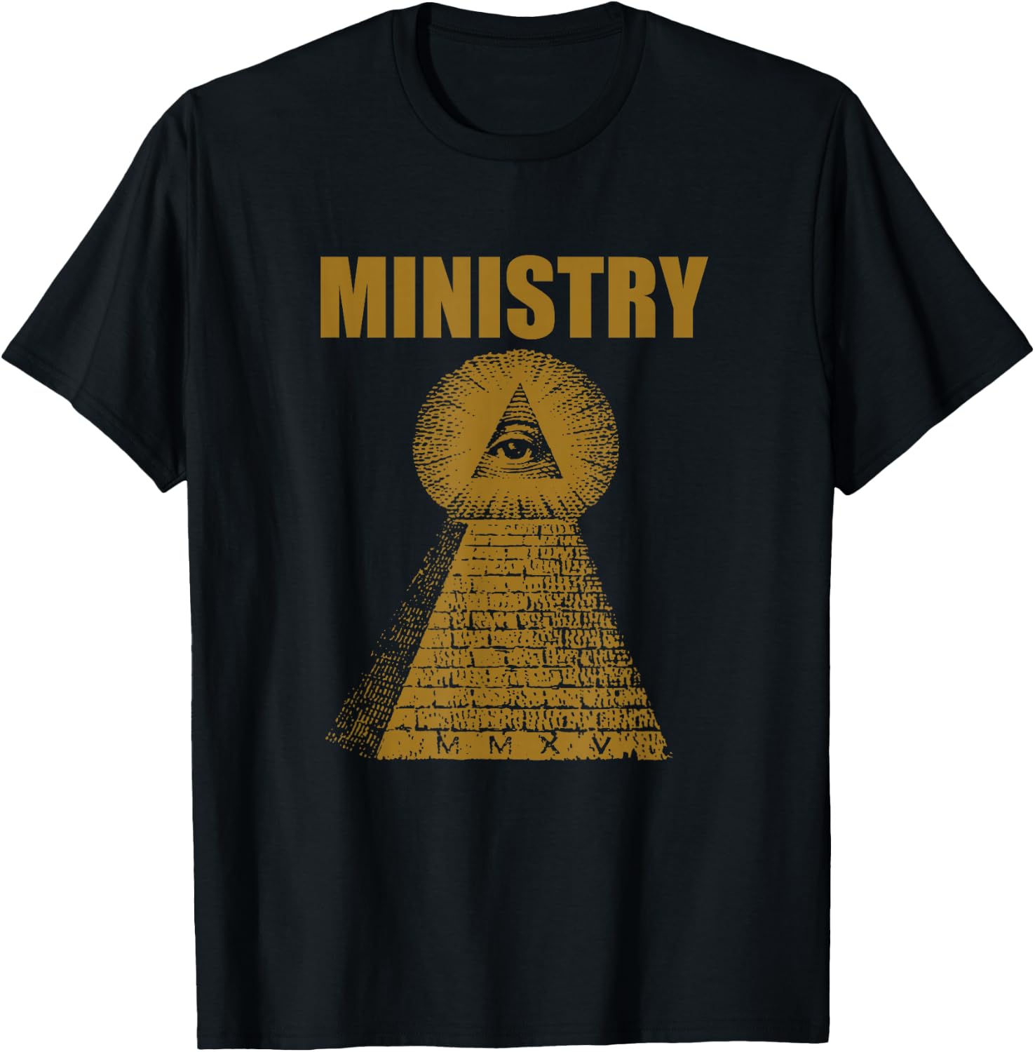 Ministry - Official Merchandise - Pyramid , black T-Shirt - T-Shirt | Black