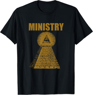 Ministry - Official Merchandise - Pyramid , black T-Shirt - T-Shirt | Black