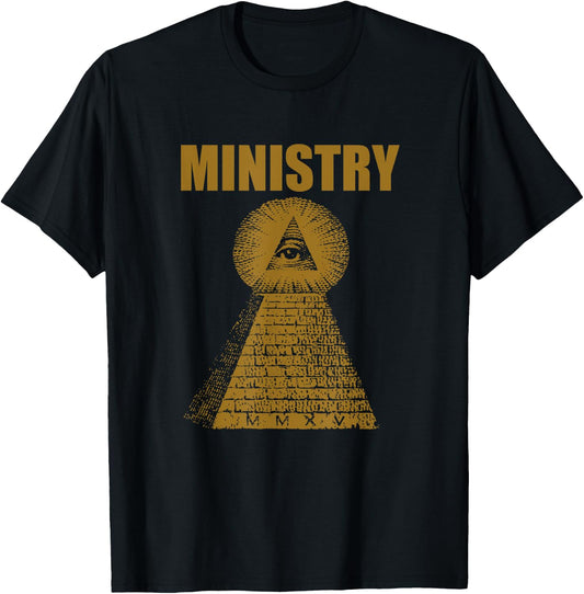 Ministry - Official Merchandise - Pyramid , black T-Shirt - T-Shirt | Black