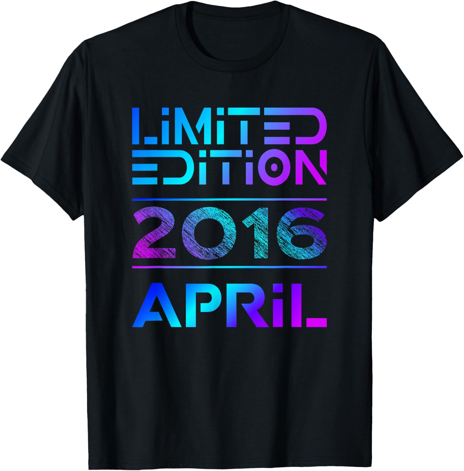 Limited Edition April 2016 Junge Mädchen 10. Geburtstag T-Shirt - T-Shirt | Black