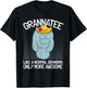 Grandma Manatee I Grandmother Manatee I Granny Manatee T-Shirt - T-Shirt | Black