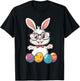 Easter Bunny Rabbit Graphic T-Shirt - T-Shirt | Black