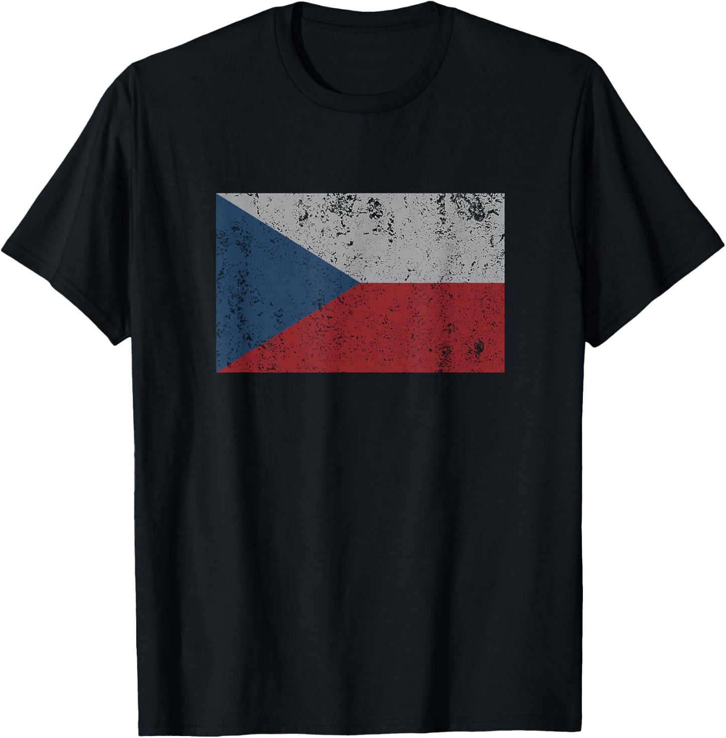 Czech Republic Flag Czechoslovakia Ceske Republiky T Shirt T-Shirt - T-Shirt | Black