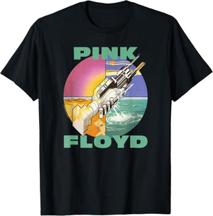Pink Floyd Wish You Were Here Rock Music Band , black T-Shirt - T-Shirt | Black