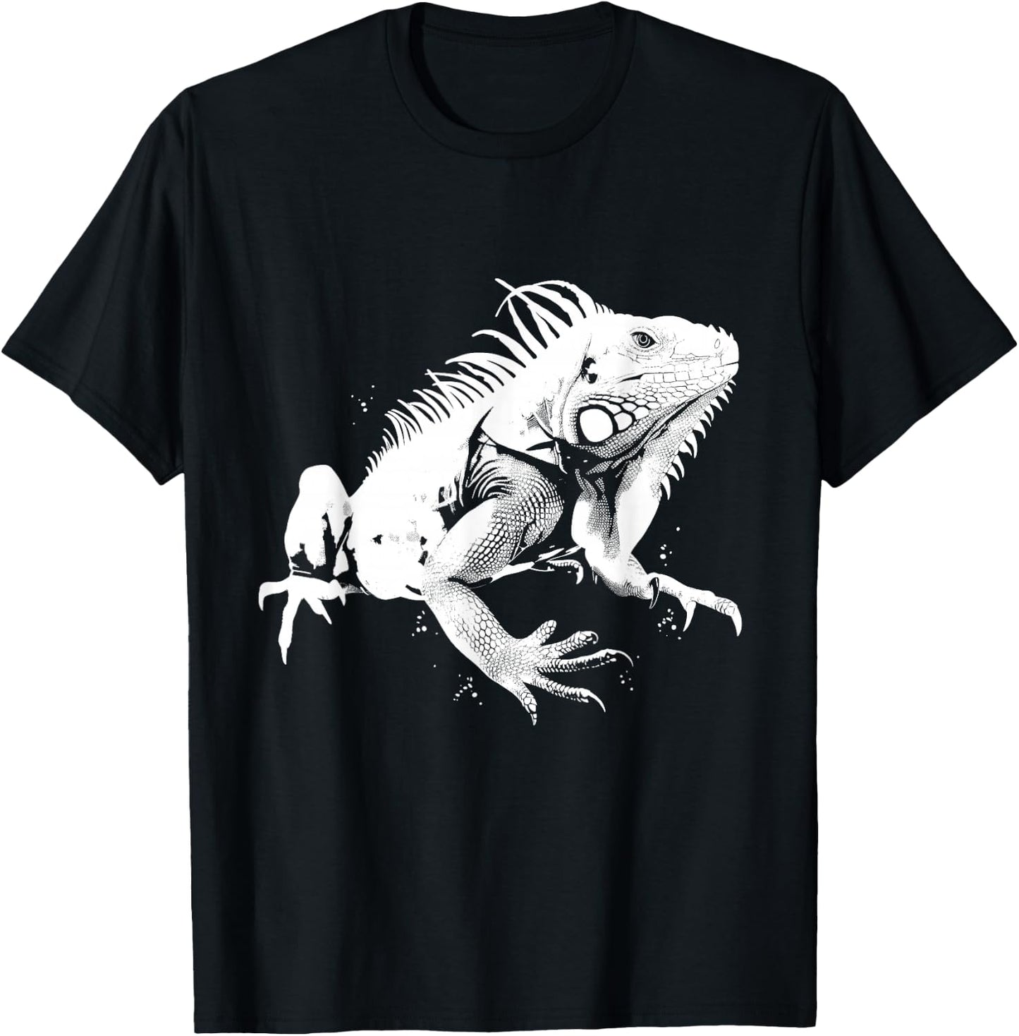 Iguana Reptile Lover Iguana Hunting Hunter Lizard T-Shirt - T-Shirt | Black