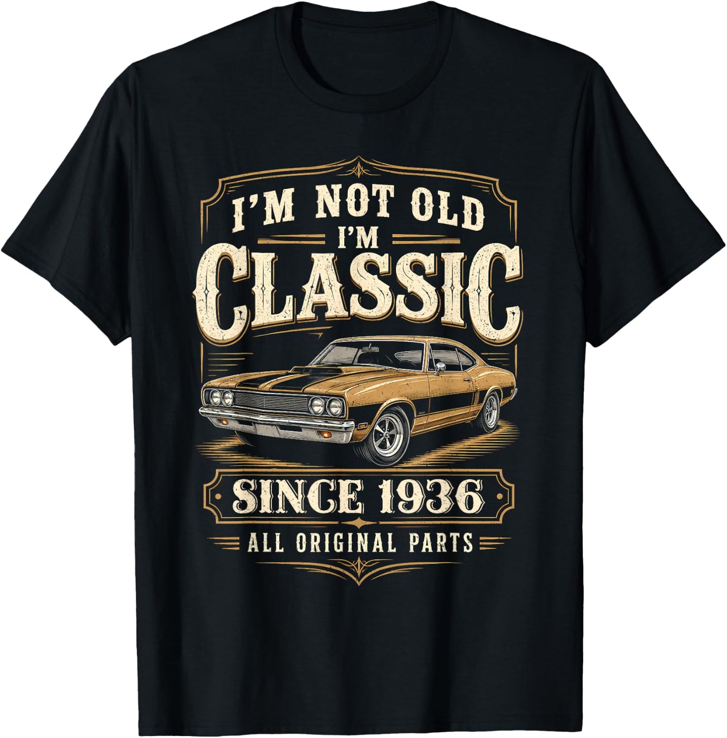 90 Year Old Gift Classic 1936 Limited Edition 90th Birthday T-Shirt - T-Shirt | Black