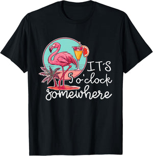 Funn It's 5 o'clock somewhere - 5 oclock somewhere T-Shirt - T-Shirt | Black