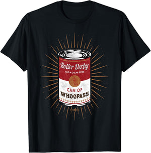 Roller Derby Can of Whoopass shirt T-Shirt - T-Shirt | Black