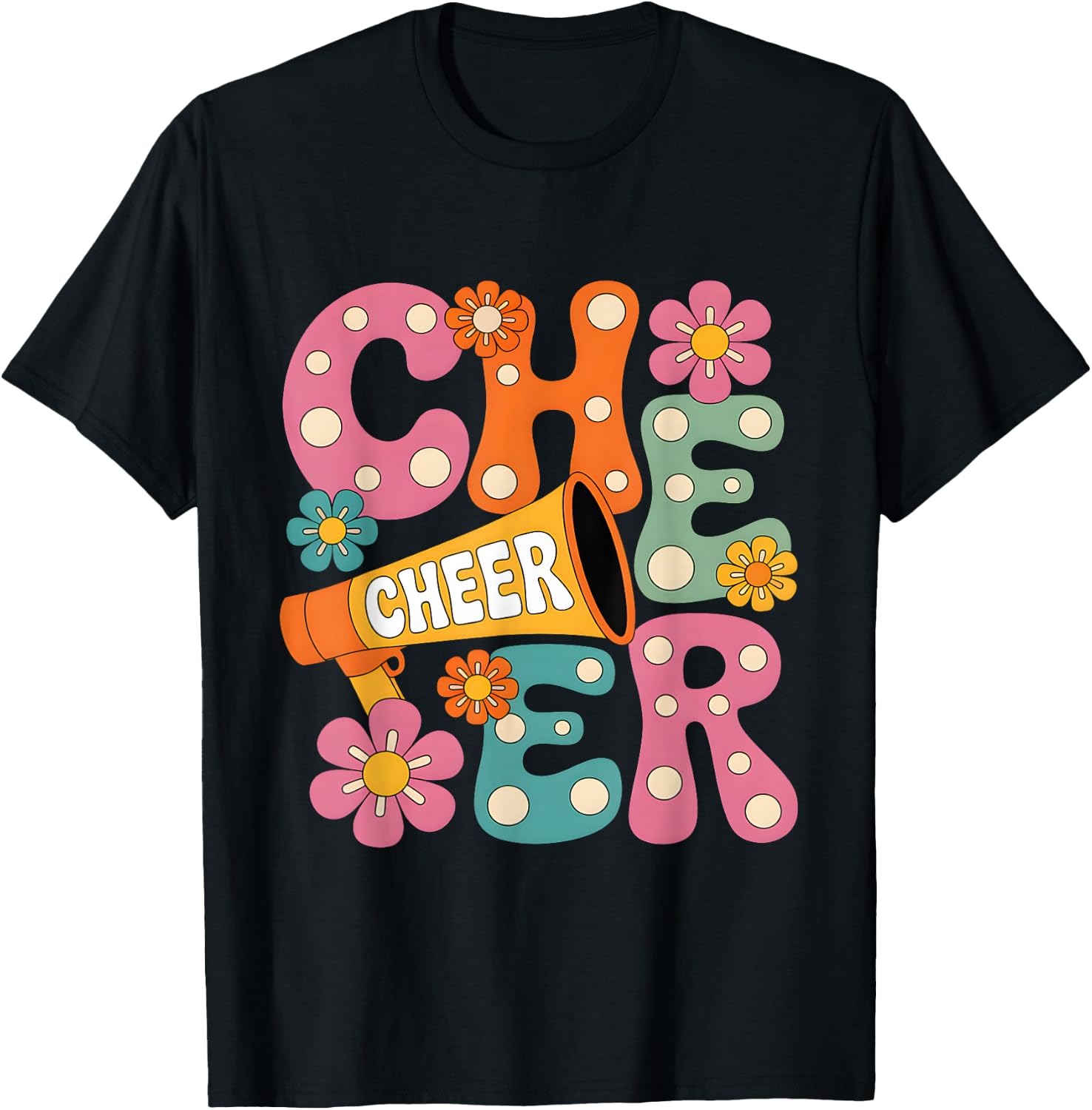 Cheerleading Cheer Team Cheerleader T-Shirt - T-Shirt | Black