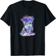 Disney Winnie The Pooh Eeyore Watercolor Rain Cloud , Black, S T-Shirt - T-Shirt | Black