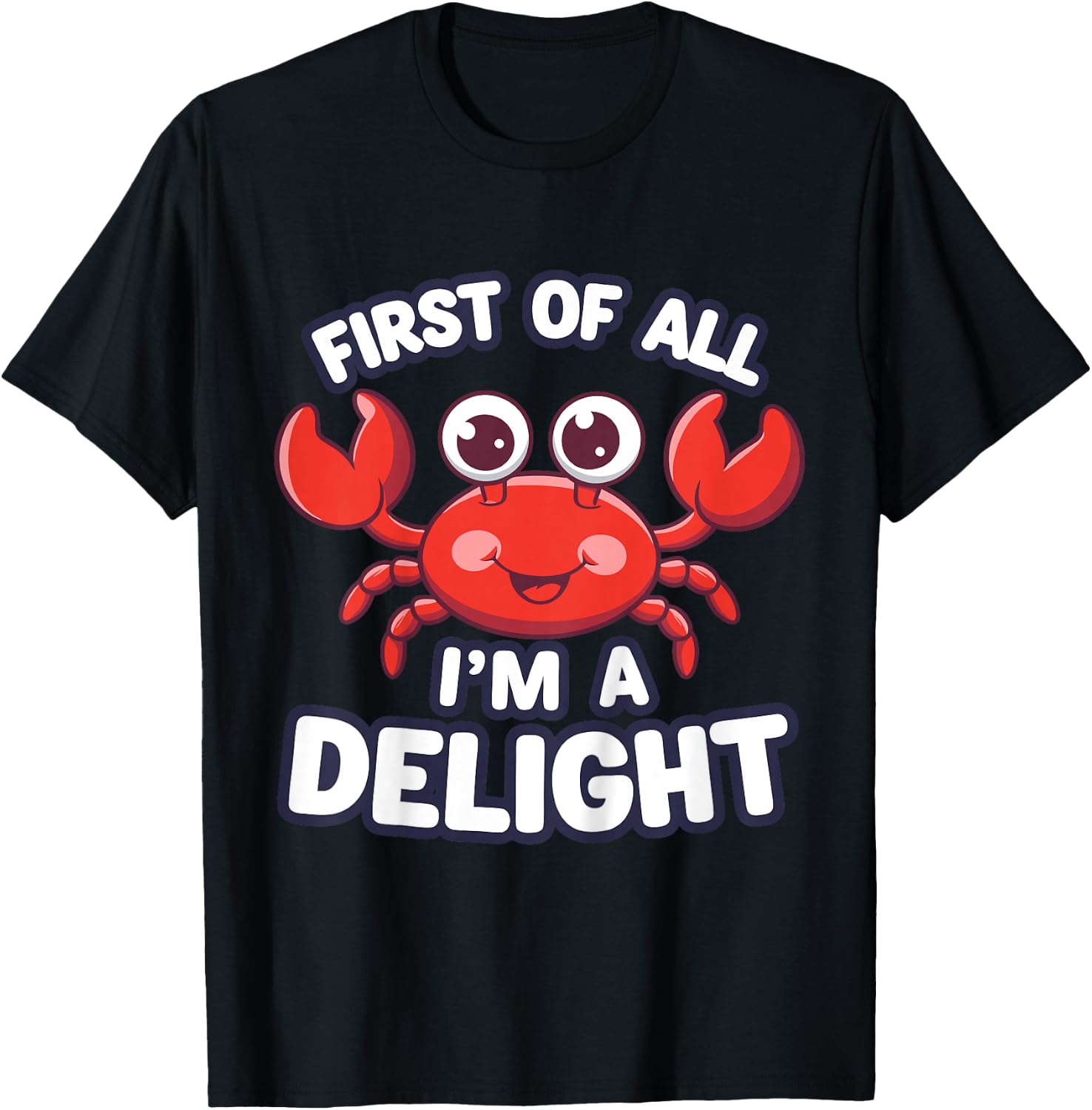 Hilarious Crab Kids T-Shirt - T-Shirt | Black
