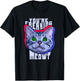 You're Freaking Meowt Kitty Cat Meow Animal Pun Gift T-Shirt - T-Shirt | Black