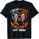 I Wear Orange In Memory Of My Mom Leukemia Cancer Graphic T-Shirt - T-Shirt | Black