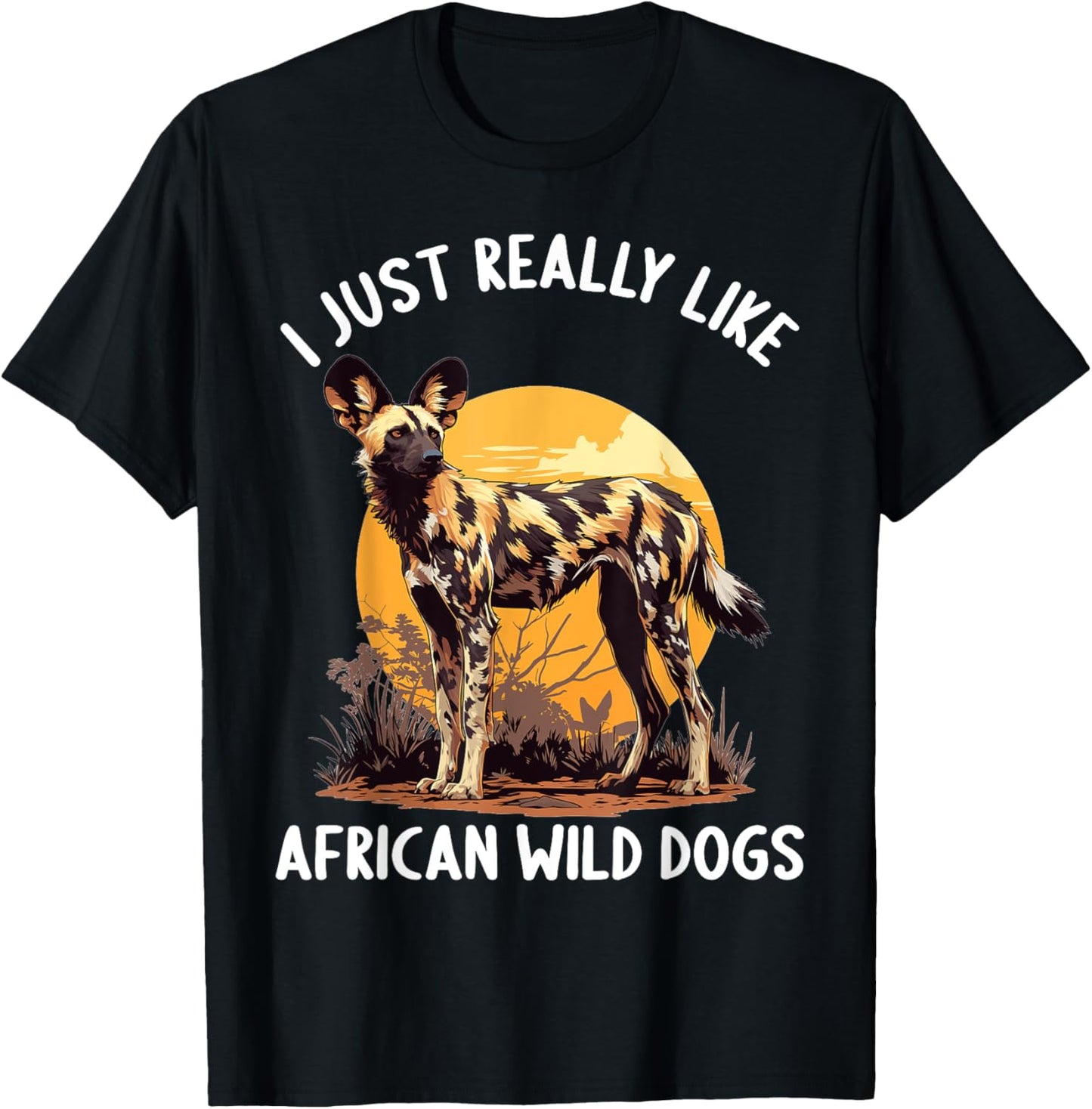 I just really like Wild Dogs Lovers Wild Dog T-Shirt - T-Shirt | Black