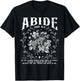 Vintage Abide in Me Christian Grape Fruit Bible Verse Faith T-Shirt - T-Shirt | Black