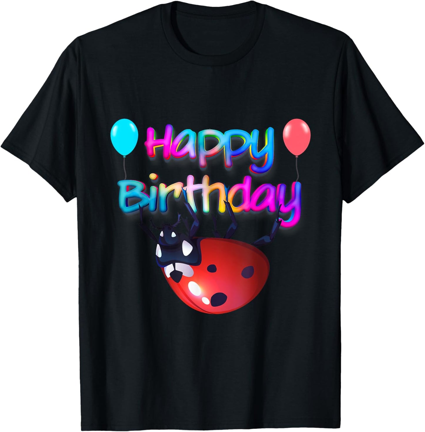 happy birthday Ladybug It's My Birthday Cute Ladybug Lover T-Shirt - T-Shirt | Black
