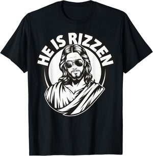 He Is Rizzen T-Shirt - T-Shirt | Black